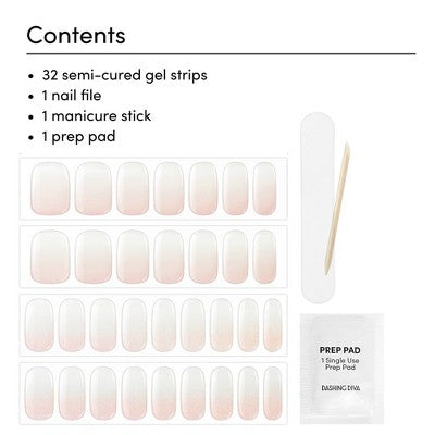 Dashing Diva Glaze Semi-Cured Gel Nail Polish Strips 32ct