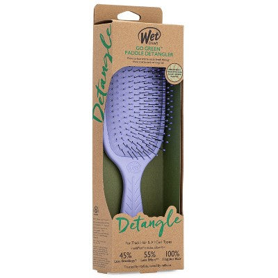 Wet Brush Go Green Paddle Detangler Hair Brush Lavender Imperfect Box