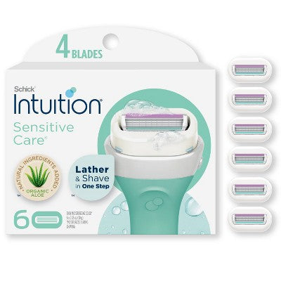 Schick-Intuition-Sensitive-Care-6ct-Imperfect-Box-Razors-&-Razor-Blades