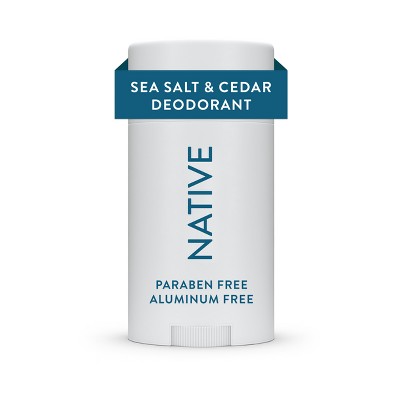 Native Solid Deodorant for Men & Women Sea Salt & Cedar 2.65oz