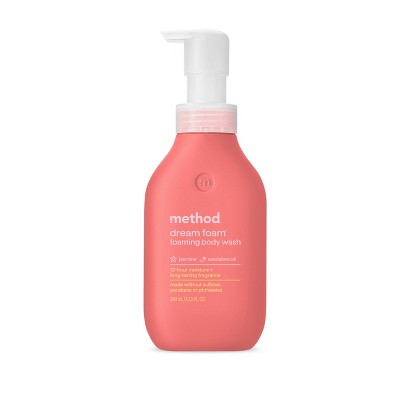Method Dream Foam Body Wash Jasmine + Sandalwood 13.5 fl oz
