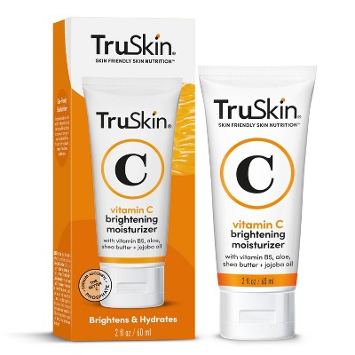 TruSkin Vitamin C Brightening Moisturizer For Face with Vitamin C, Vitamin B5, Vitamin E, Jojoba Oil & Aloe Vera 2 fl oz - New