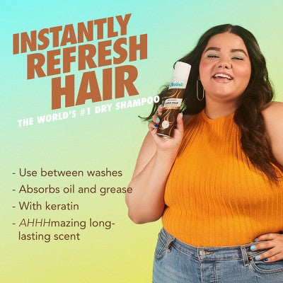 Batiste Dark Brown Dry Shampoo 5.71oz Imperfect Container