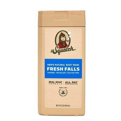 Dr. Squatch Men Natural Non-Exfoliating Body Wash Fresh Falls 14 fl oz