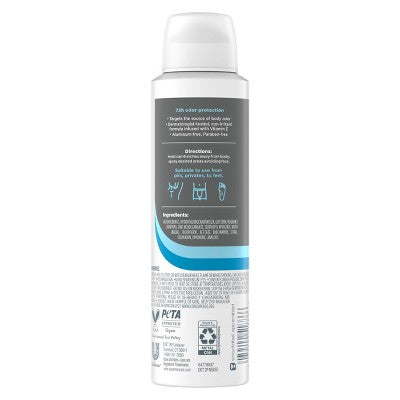 Dove Men+Care Whole Body Deodorant Spray Marine + Blue Cypress 4oz - Imperfect Container