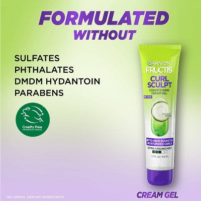 Garnier Fructis Style Curl Sculpt Conditioning Cream Gel 5.1 fl oz