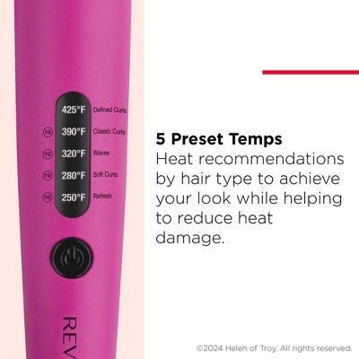 Revlon Easy Heat Precision Hair Curling Iron 1"