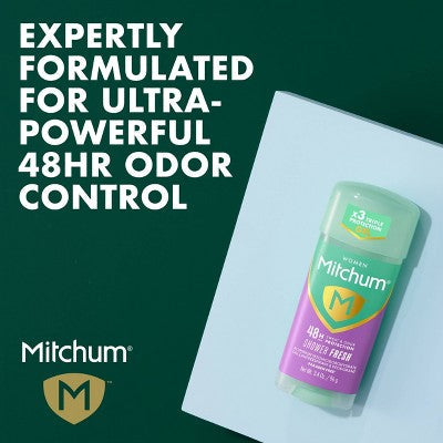 Mitchum Triple Odor Defense Gel Deodorant Shower Fresh 3.4oz 2-Pack