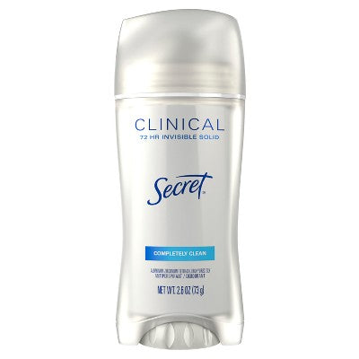 Secret Clinical Strength Completely Clean Invisible Antiperspirant 2.6oz