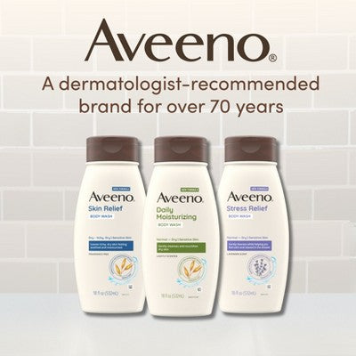 Aveeno Stress Relief Body Wash with Lavender & Chamomile 33oz