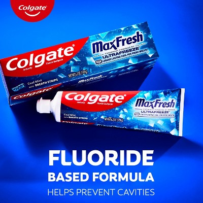 Colgate Max Fresh Toothpaste Cool Mint 6.3oz 3-Pack - Imperfect Box
