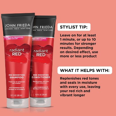 John Frieda Radiant Red Red Boosting Shampoo for Red Hair 8.3 fl oz