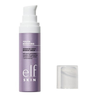 e.l.f. SKIN Youth Boosting Advanced Night Retinoid Serum Amber 1.0 fl oz - Imperfect Box