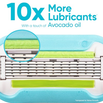 Venus Extra Smooth Women's Razor Blade Refills 8ct