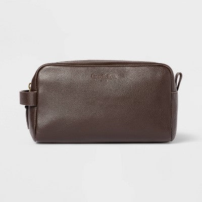 Leather-Dopp-Kit-Handbag-Goodfellow-&-Co-New-Toiletry-Bags