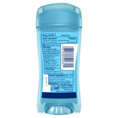 Secret Fresh Clear Gel Antiperspirant & Deodorant Coconut Scent 2.6oz