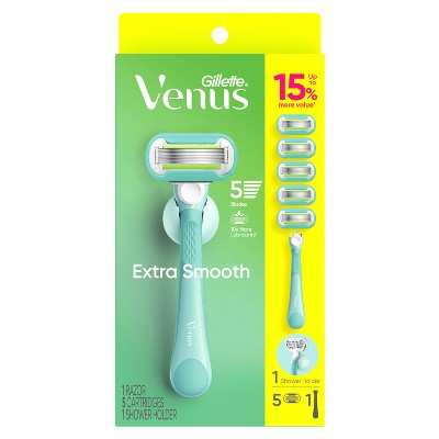 Venus Extra Smooth Women's Razor + 5 Blade Refills
