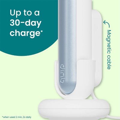 quip Rev Oscillating Rechargeable Electric Toothbrush White/Blue