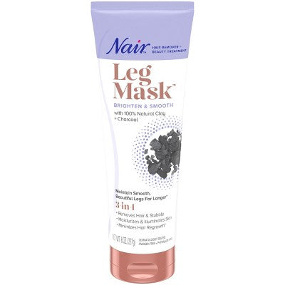Nair-Hair-Remover-Beauty-Treatment-Charcoal-Clay-Leg-Mask-8.0oz-Depilatories
