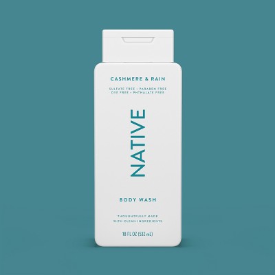 Native Body Wash Cashmere & Rain Sulfate Free 18 fl oz Imperfect Container