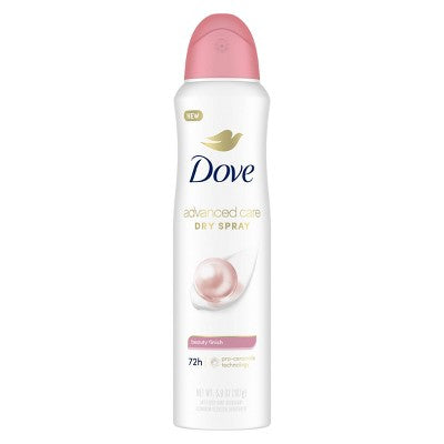 Dove Beauty Advanced Care Beauty Finish 72-Hour Antiperspirant Deodorant Dry Spray 3.8oz