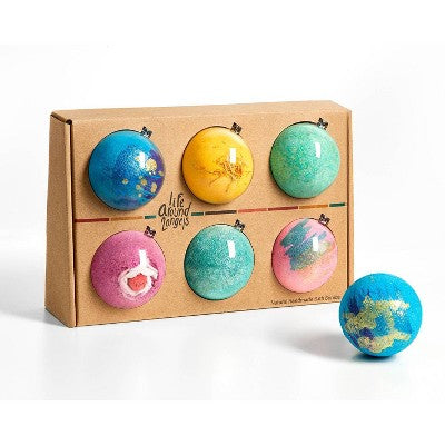 LifeAround2Angels-Fruit-Scented-Bath-Bomb-Gift-Set-6-Pack-Bath-Additives