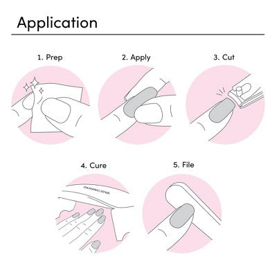 Dashing Diva Glaze Semi-Cured Gel Nail Polish Strips Unicorn Glaze 32ct