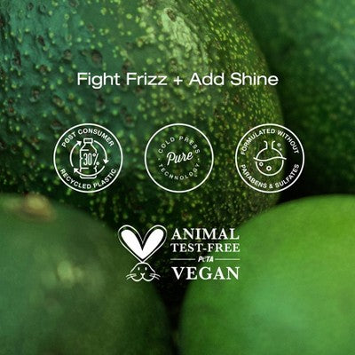 Raw Sugar The Truly Unruly Conditioner Avocado + Apple Cider Vinegar + Rosemary Oil