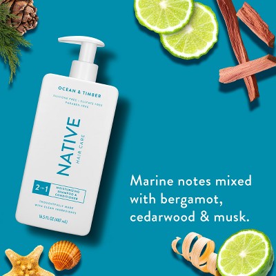 Native Ocean Timber Moisturizing 2-in-1 for Men & Women 16.5 fl oz