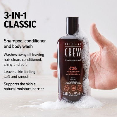 American Crew 3-in-1 Shampoo, Conditioner and Body Wash 15.2 fl oz