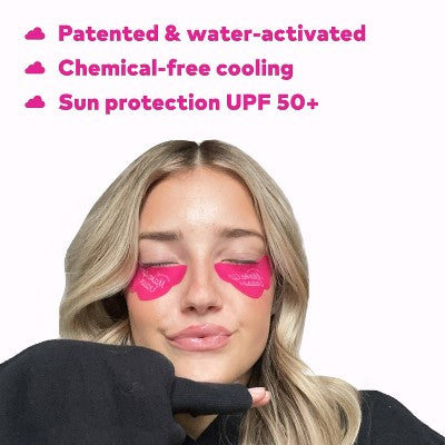 MakeUp Eraser Cooling Clouds Under-Eye Patches with Laundry Bag