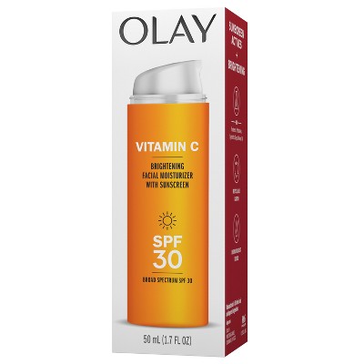 Olay Regenerist Vitamin C + Peptide 24 Face Moisturizer SPF 30 1.7oz - Imperfect Box