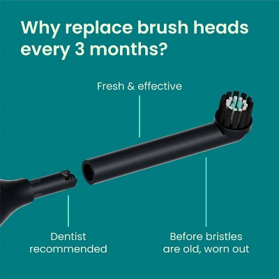 Quip Rev Oscillating Brush Head Refill White 2-Pack Imperfect Box