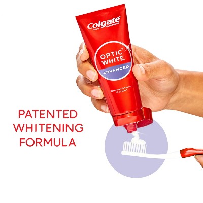 Colgate Optic White Advanced Whitening Toothpaste Icy Fresh 3.2oz 3-Pack