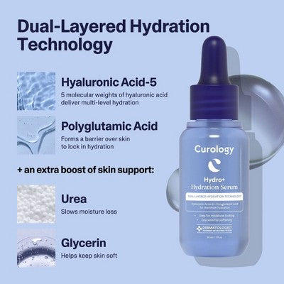 Curology Hydro+ Hydration Serum 1 fl oz - Imperfect Box