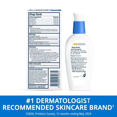 CeraVe Face Moisturizer with Sunscreen, AM Facial Moisturizing Lotion for Normal to Dry Skin SPF 30 2 fl oz - Imperfect Box