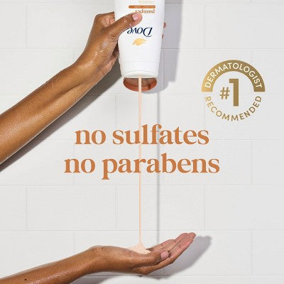 Dove Pamper Body Wash Pump Shea Butter & Vanilla 24hr Lotion-Soft Skin 30.6 fl oz - New