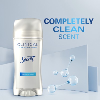 Secret Clinical Strength Completely Clean Invisible Antiperspirant 2.6oz