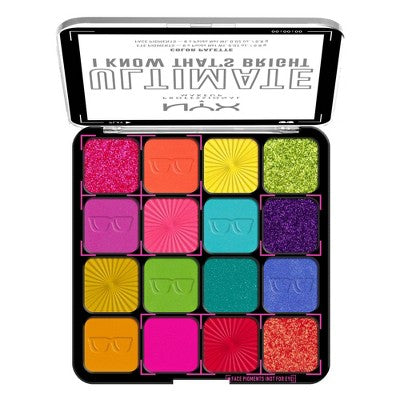 NYX Professional Makeup Ultimate Eyeshadow Palette 16 Vegan Shades