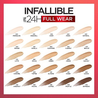 L'Oreal Paris Infallible Full Wear, Full Coverage, Waterproof Concealer 350 Bisque 0.33 fl oz - New