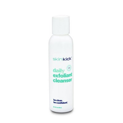 SkinKick Daily Exfoliant Cleanser Fresh Scented 3oz - New