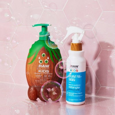 Raw Sugar Kids Leave-In Conditioning Detangler Coconut Milk + Banana 6 fl oz