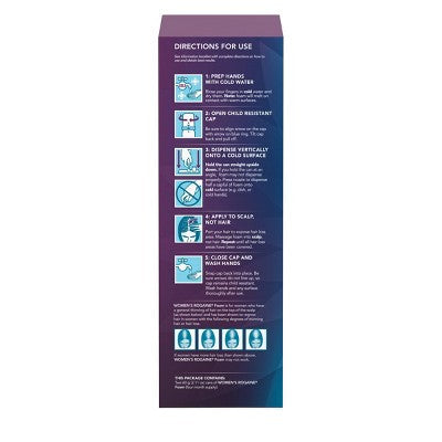 Women’s Rogaine 5% Minoxidil Foam for Hair Thinning and Regrowth 2.11oz