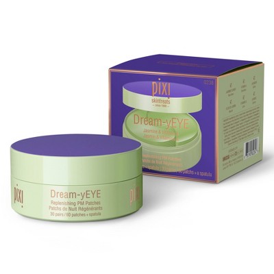 Pixi Dream-yEYE Calming and Replensihing Eye Patches with Jasmine & Vitamin A 30 pairs/60ct - Imperfect Box