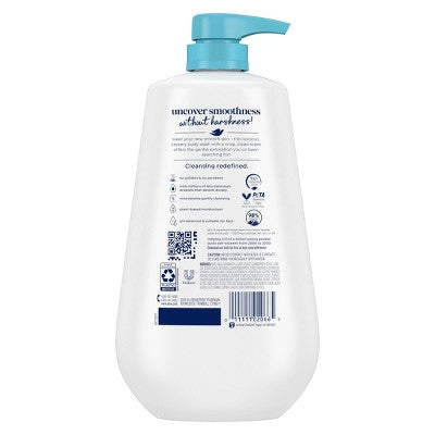 Dove Gentle Exfoliating Body Wash Pump 30.6 fl oz - Imperfect Container