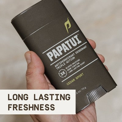 Papatui Triple Action Complex Men's Solid Antiperspirant Cedar Sport 2.6oz