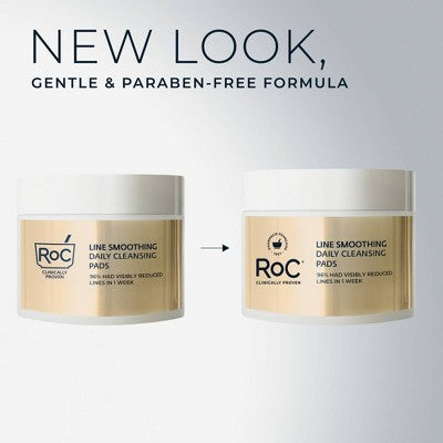 RoC Line Smoothing Daily Cleansing Pads 28 Ct