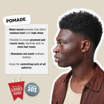 American Crew Men's Medium Hold High Shine Hair Pomade Gel 3oz