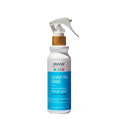 Raw Sugar Kids Leave-In Conditioning Detangler Coconut Milk + Banana 6 fl oz