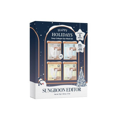 SUNGBOON EDITOR Deep Collagen Overnight Mask Gift Set 5ct - Imperfect Box